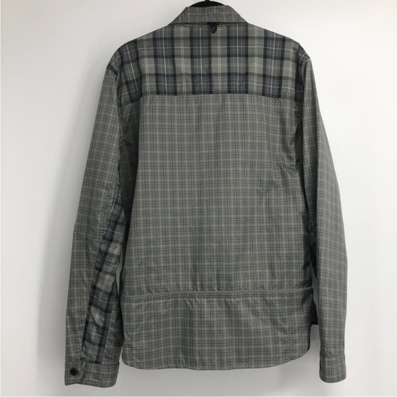 Lululemon Men’s grey plaid freestyle windbreaker Medium - Picture 2 of 14